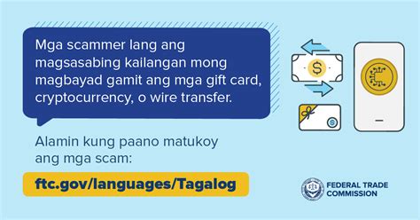 Payment in Tagalog.